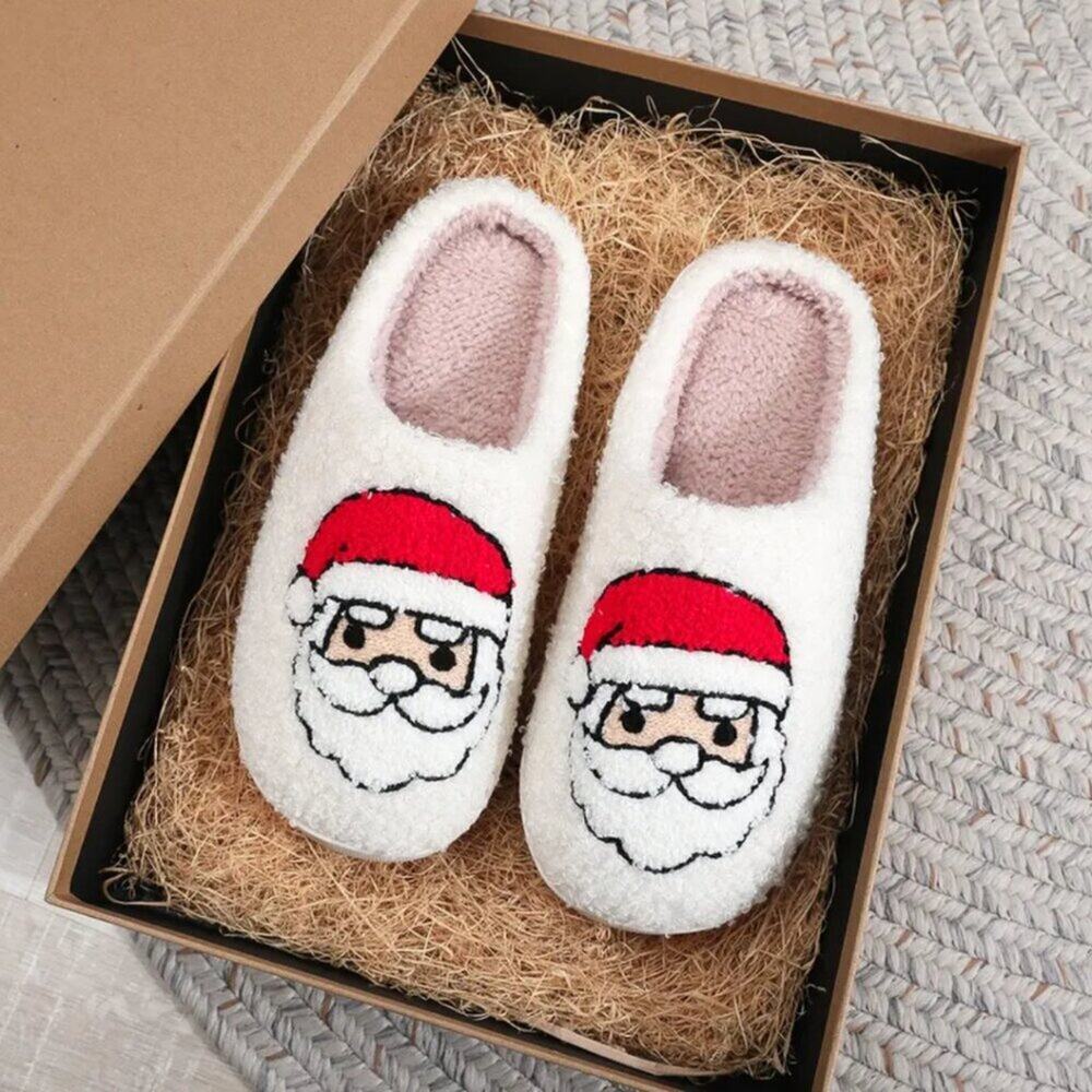 2/$30 NEW Christmas Santa Slippers - Picture 4 of 11